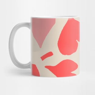 Pink Matisse Hearts Mug